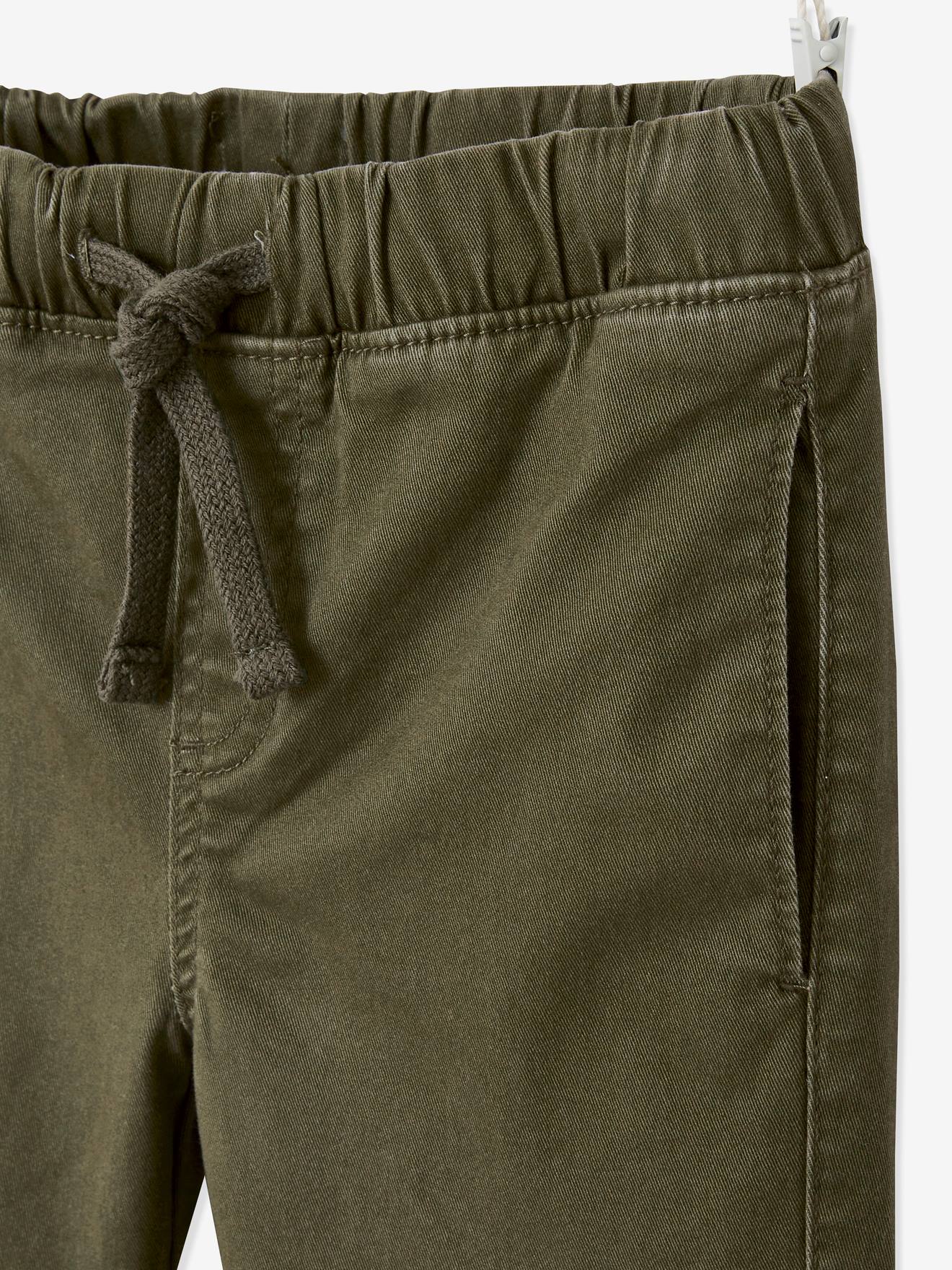 Pantalon battle garçon facile à enfiler navy
