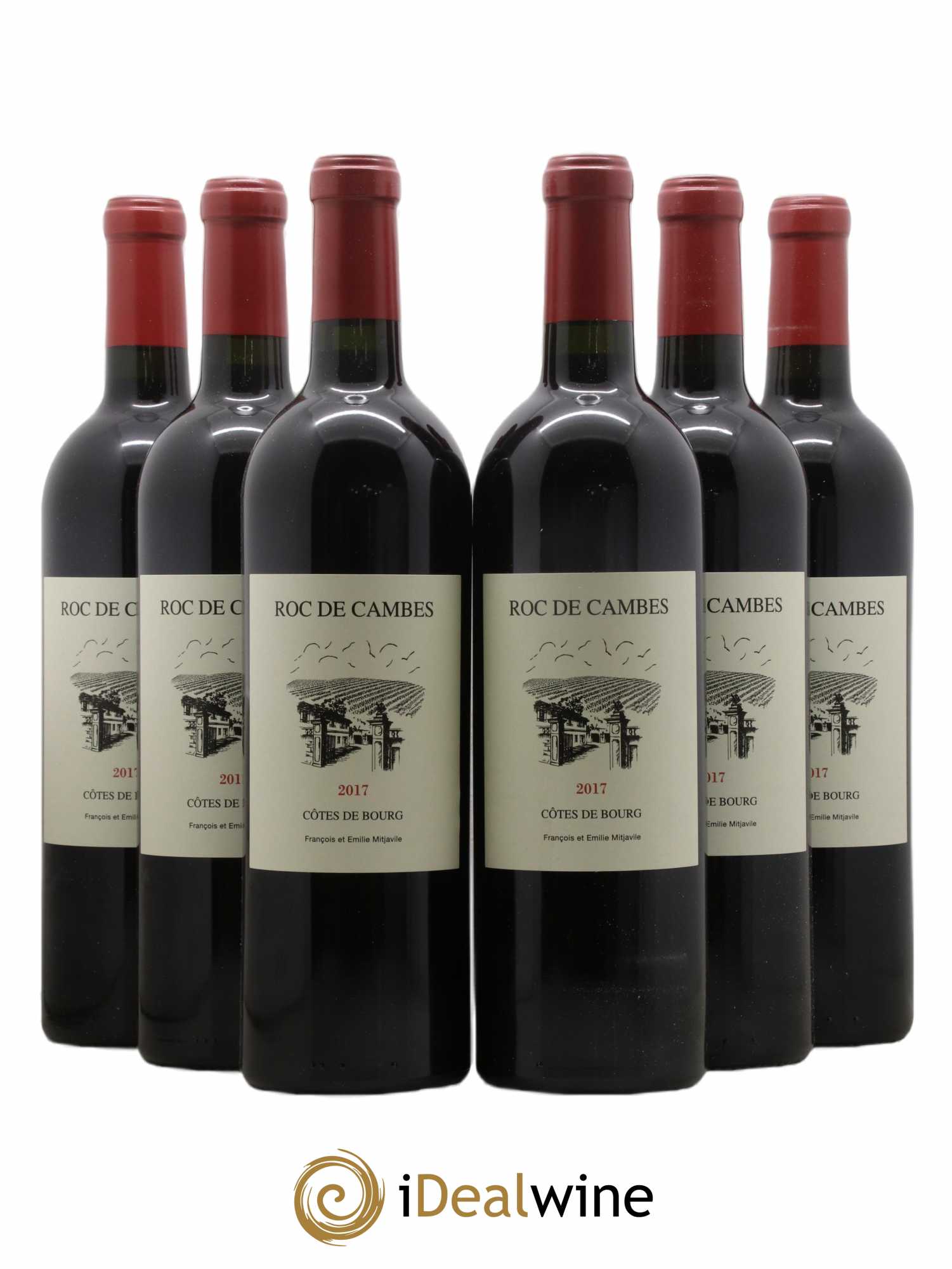 Roc de Cambes  2017 - Lot de 6 Bouteilles