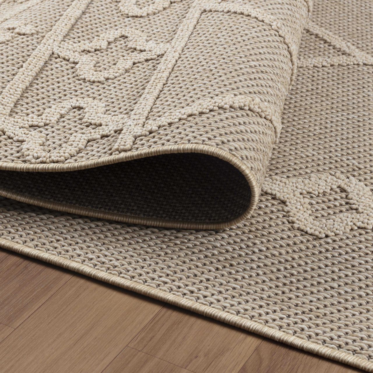 Ayyildiz Teppich, PATARA 4955, BEIGE, 80 x 250 cm