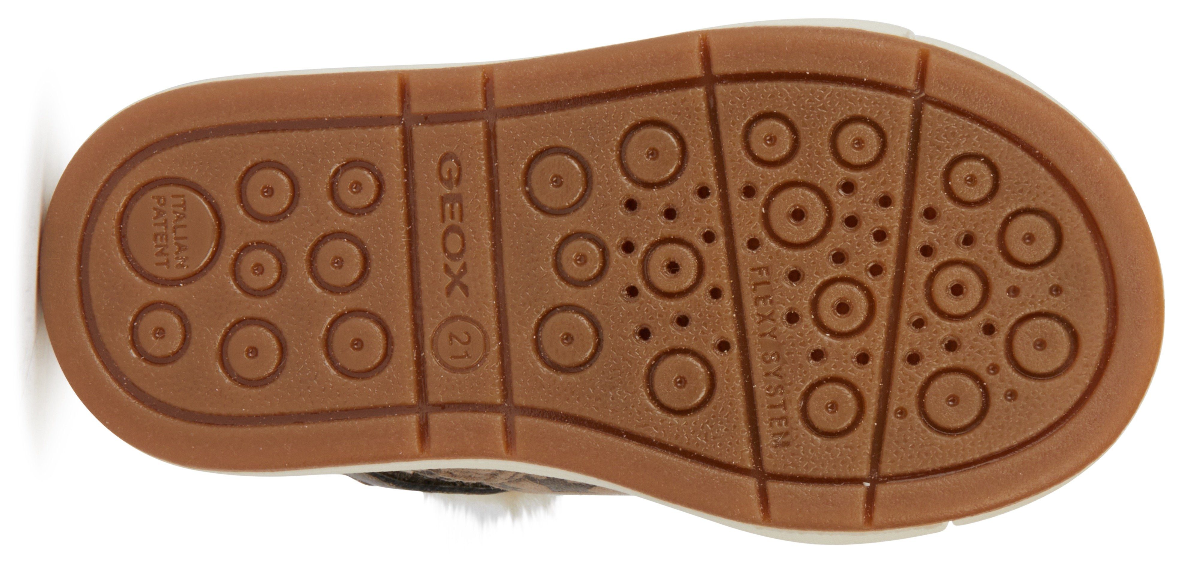 Geox B TROTTOLA GIRL Lauflernschuh mit coolem Sternenmuster