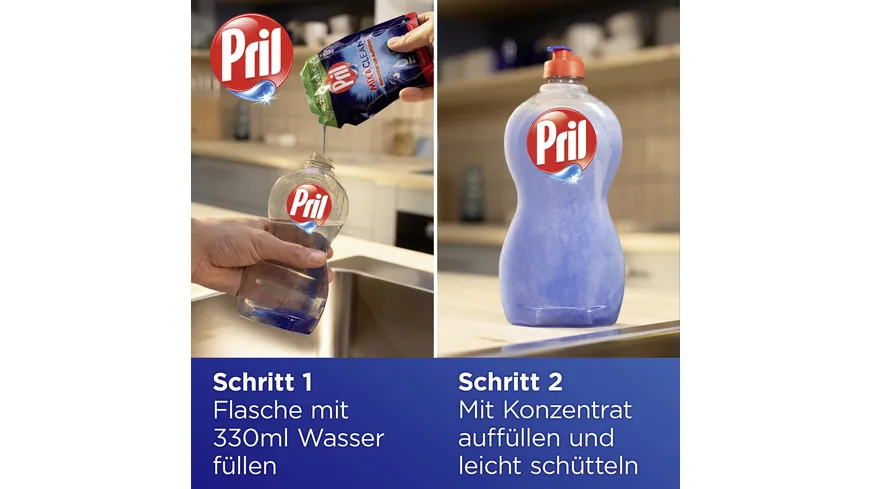 PRIL Handspülmittel Konzentrat Mix & Clean Zitrone 120 ml
