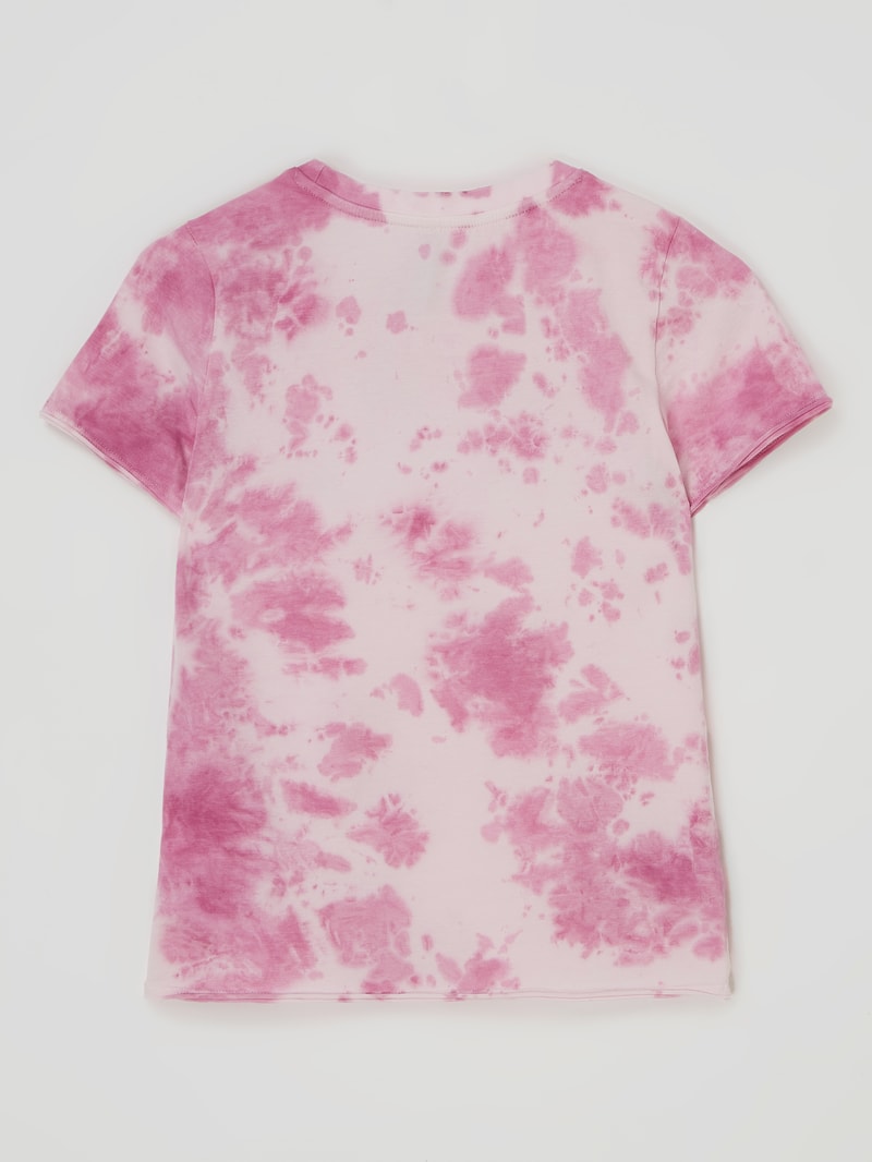 T-Shirt im Batik-Look in pink