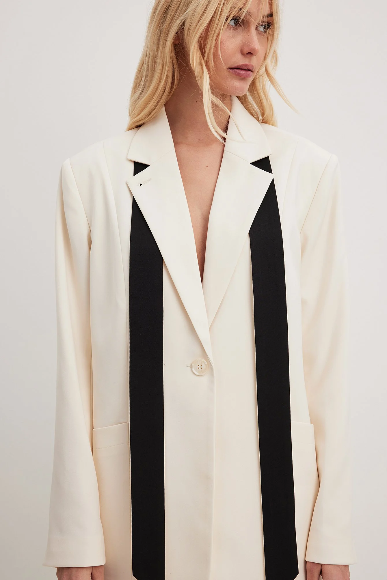 Blazer mit Bindedetail