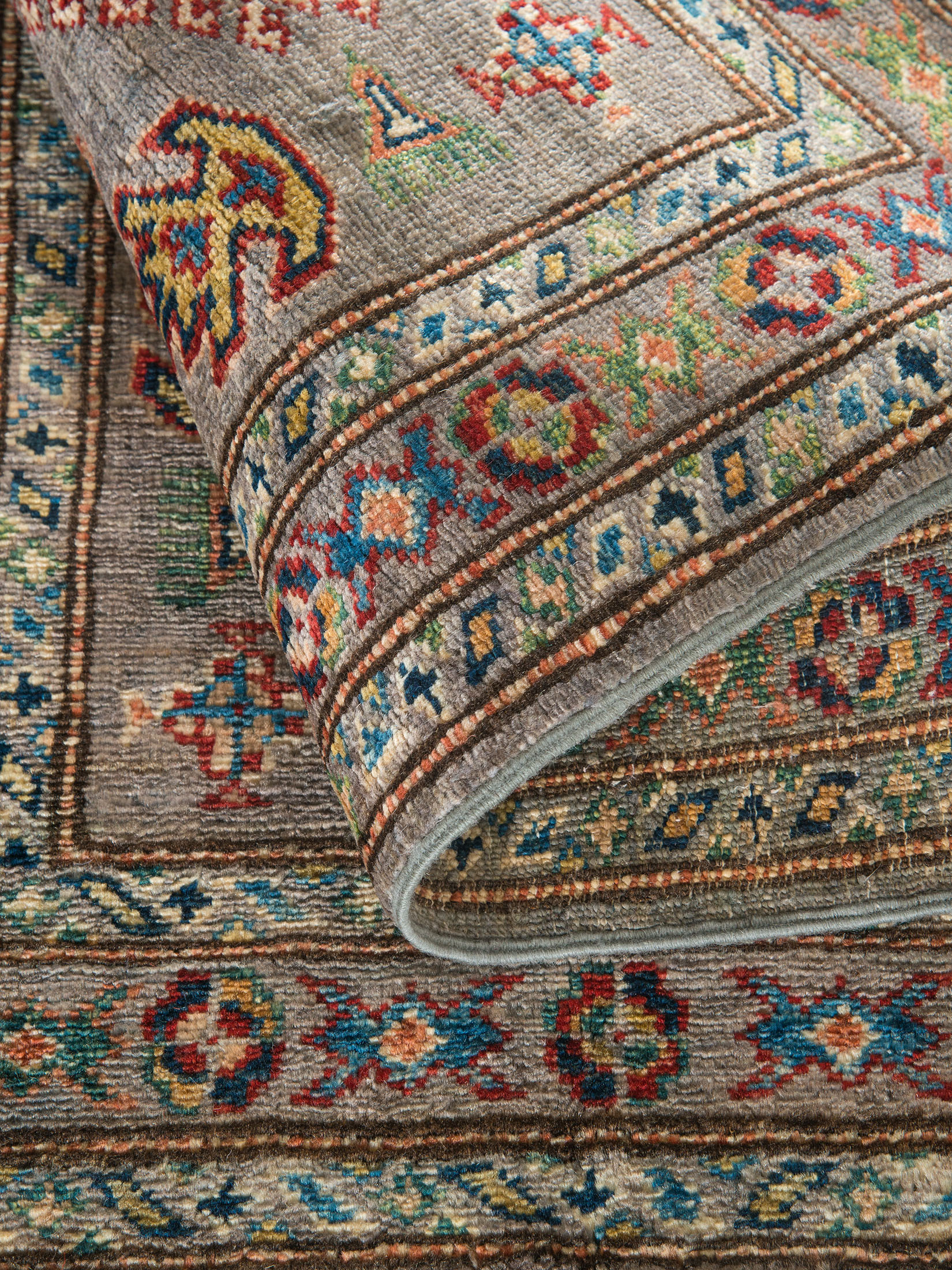 Kazak Ghazni ca. 61 x 92 cm, Unikat / Einzelstück