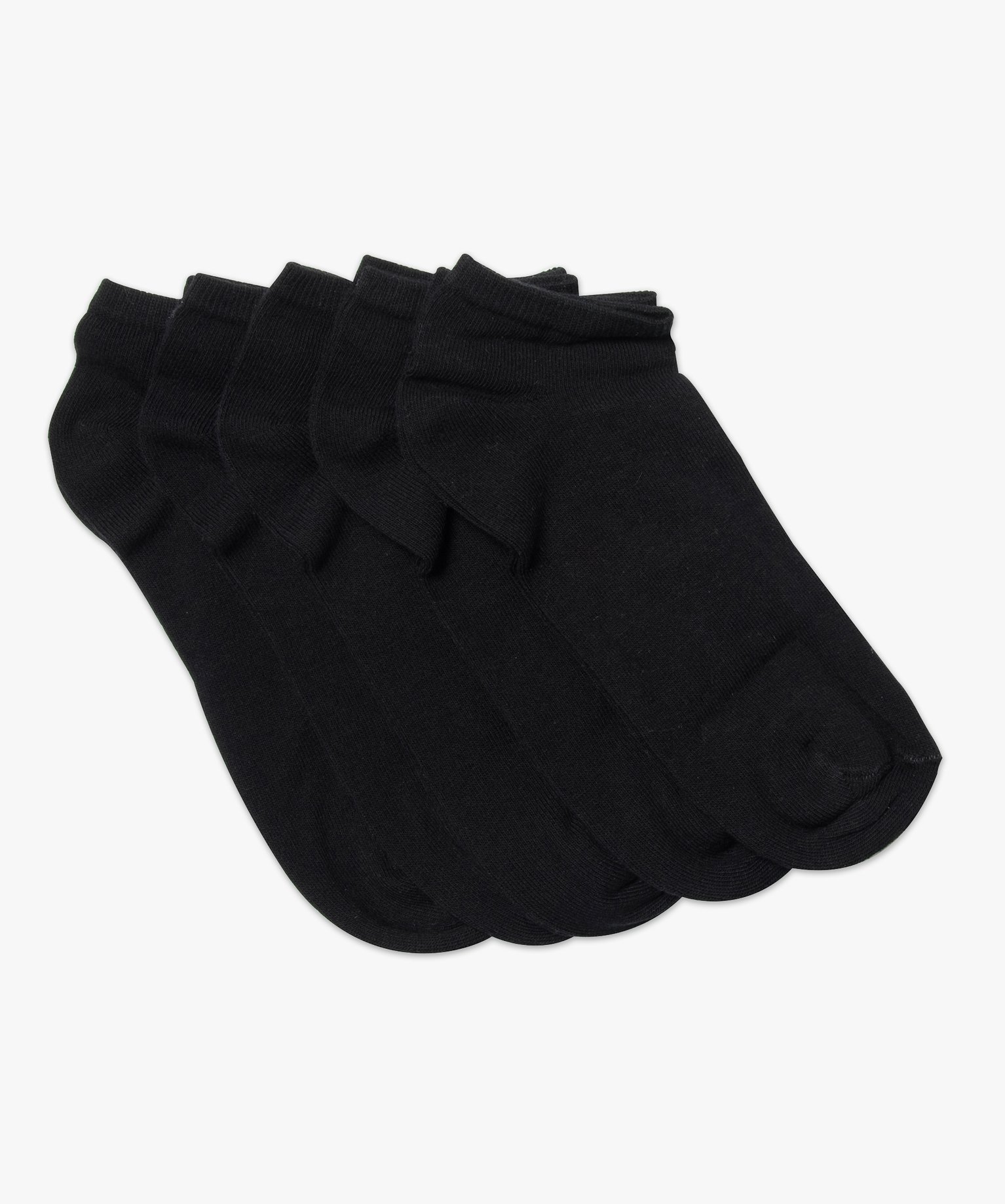 Chaussettes homme tige ultra-courtes (lot de 5) noir | GEMO