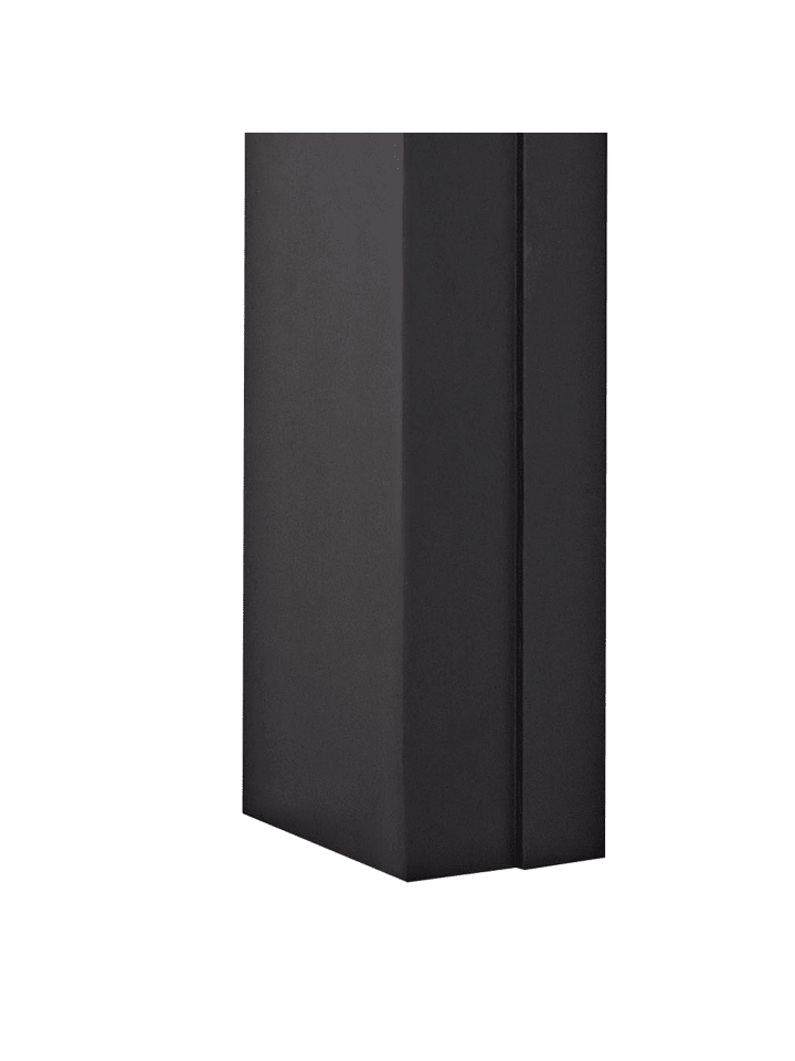 Beliani Kaminumrandung BUSSELTON in Schwarz - (W) 110 x (H) 106 x (L) 23 cm günstig kaufen onesize