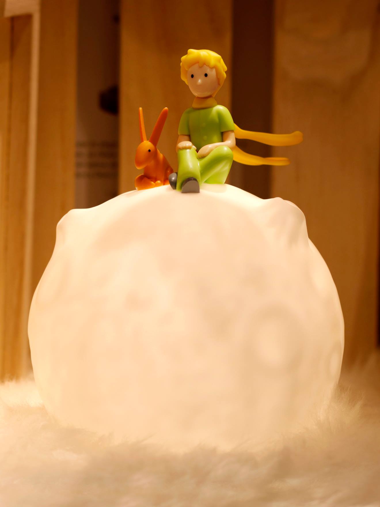 Trousselier Kinder Touch-Nachtlicht Der kleine Prinz und der Fuchs TROUSSELIER - weiß