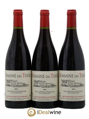 IGP Vaucluse (Vin de Pays de Vaucluse) Domaine des Tours Emmanuel Reynaud  2015 - Lot de 3 Bouteilles