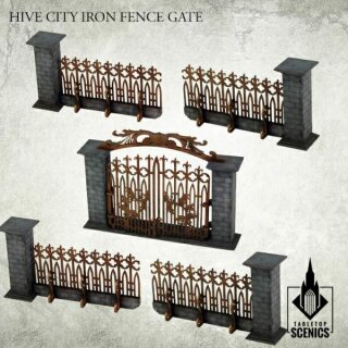 Hive City Iron Fence Gate