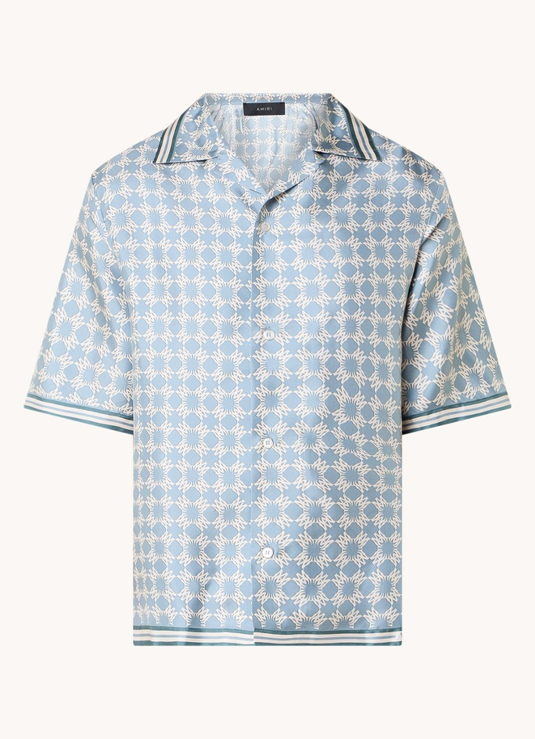 AMIRI  Regular fit overhemd van zijde met logoprint