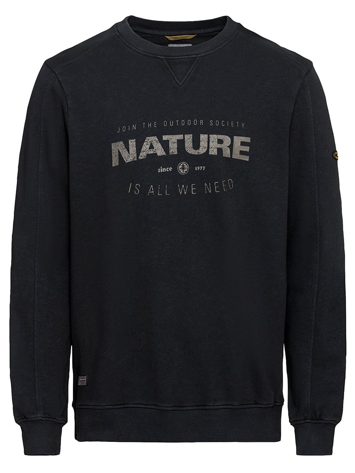 Camel Active Sweatshirt in Schwarz günstig kaufen