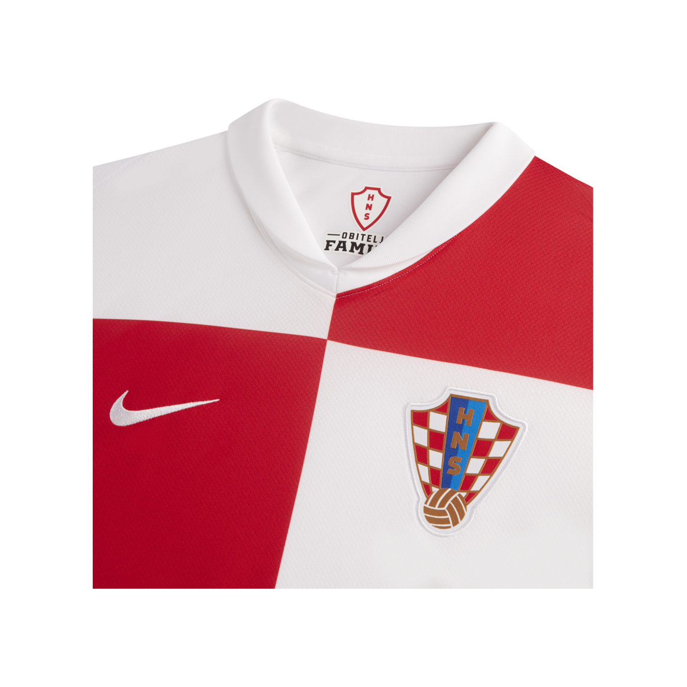 Nike Kroatien Trikot Home EM 2024 Weiss Rot Weiss F100