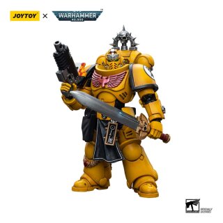 Warhammer 40k Actionfigur 1/18 Imperial Fists Lieutenant with Power Sword 12 cm