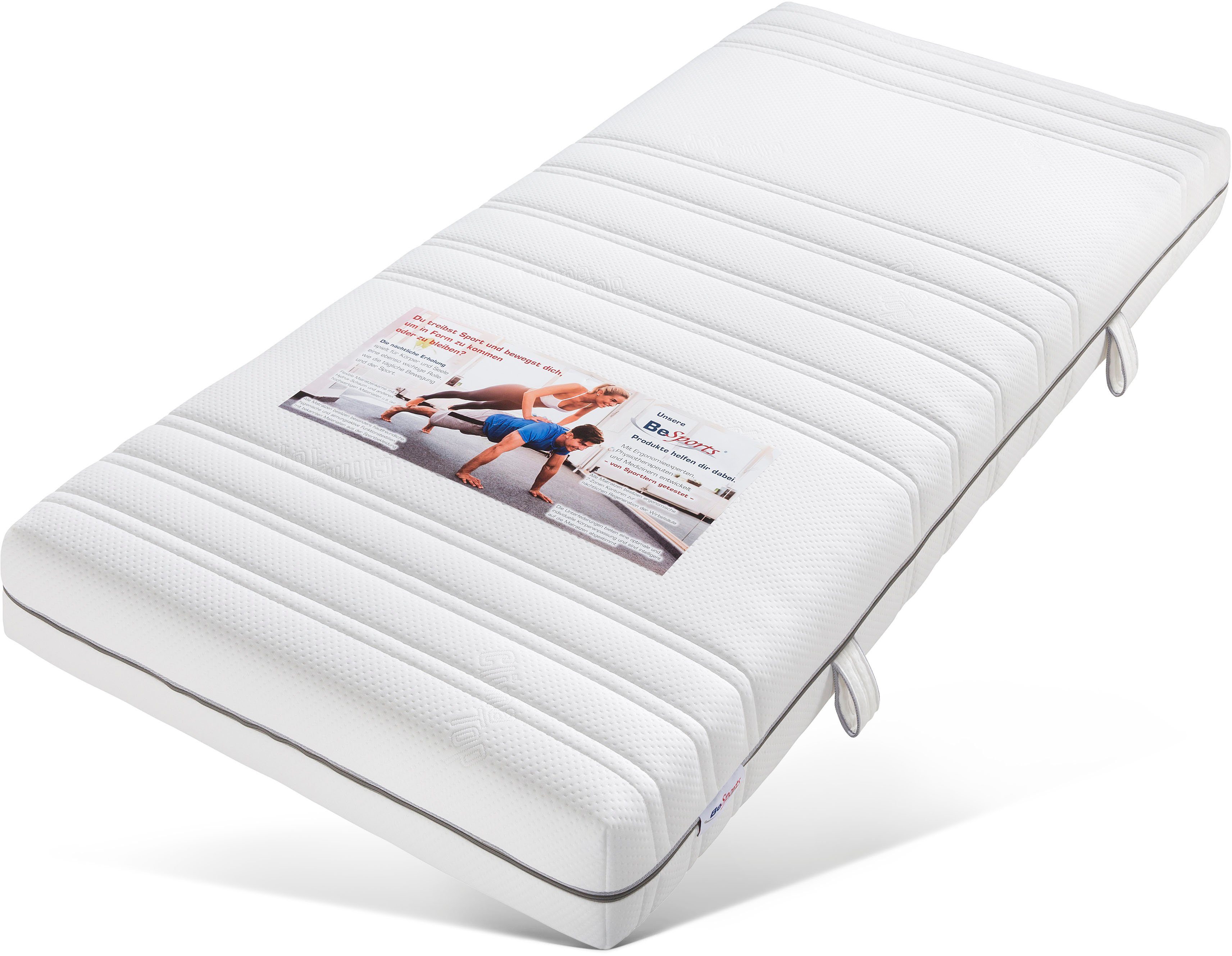 Taschenfederkernmatratze Active Body TFK, BeSports, 22 cm hoch, Matratze in verschiedenen Größen erhältlich, atmungsaktive Matratze