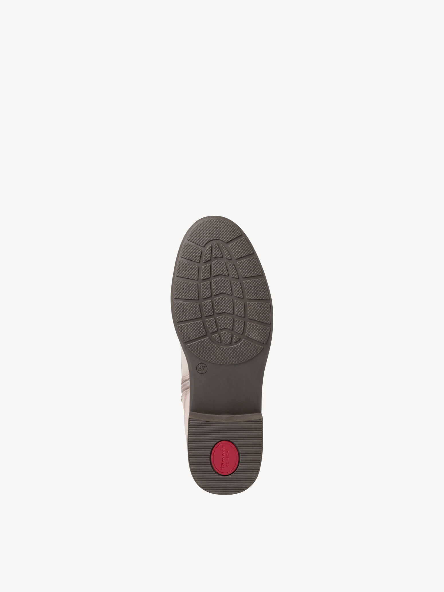Bottine en cuir - beige