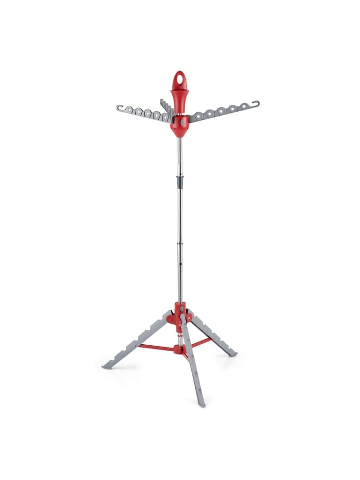 EASYmaxx Wäscheständer klappbar in Grau/Rot günstig kaufen onesize