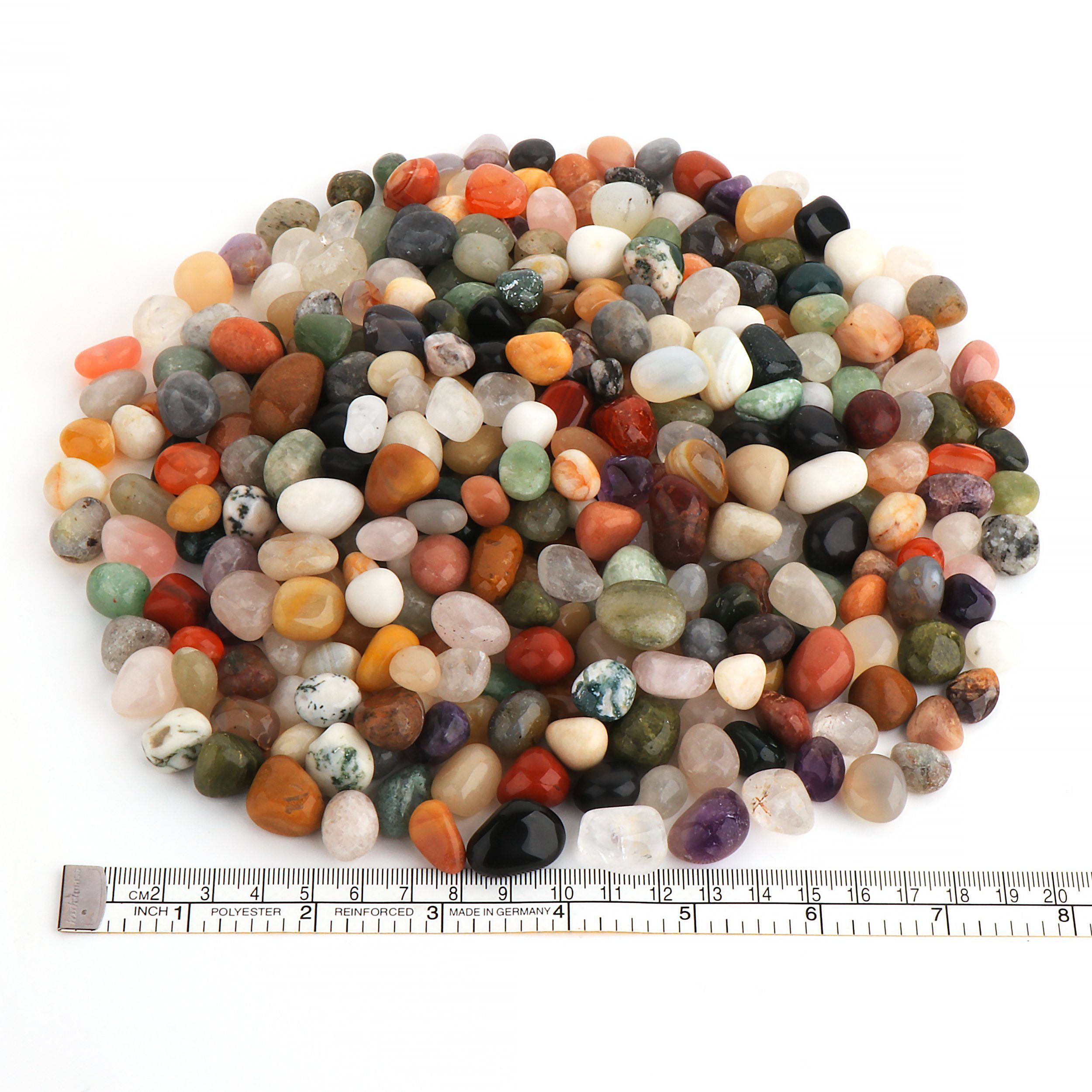 NKlaus Mineralstein 100g Trommelsteine 5 - 10mm Edelsteine natürliche