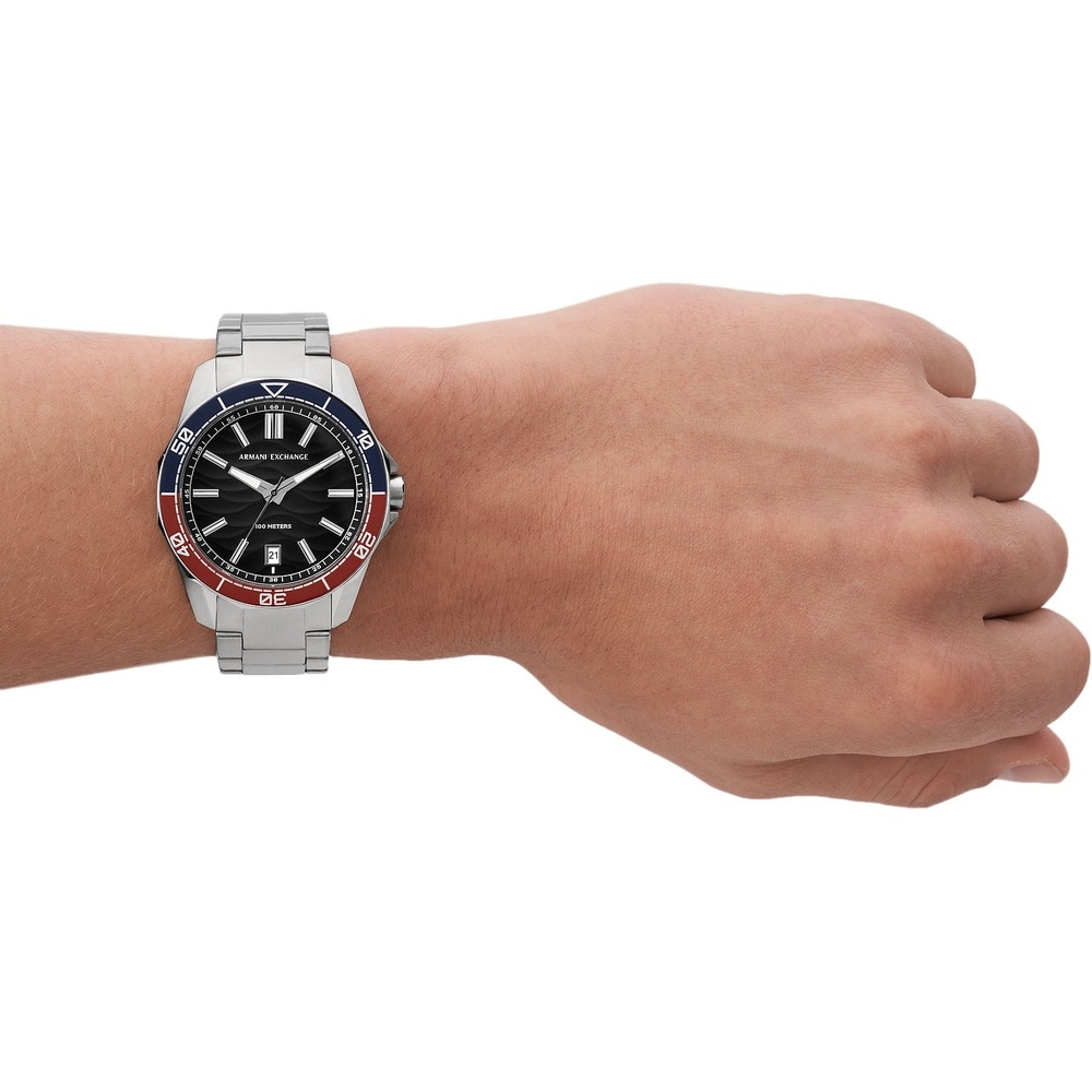 Armani Exchange Montre pour hommes Acier inoxydable Montre