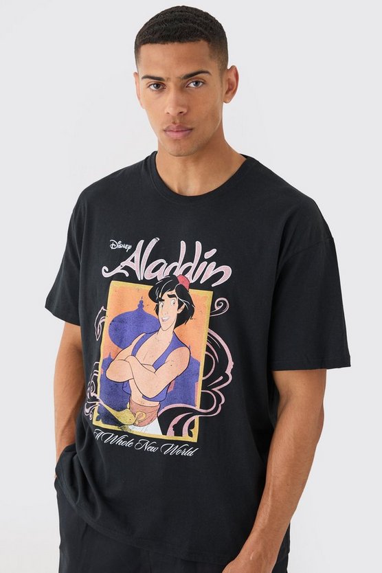 Oversize T-Shirt mit lizenziertem Disney Aladdin Print