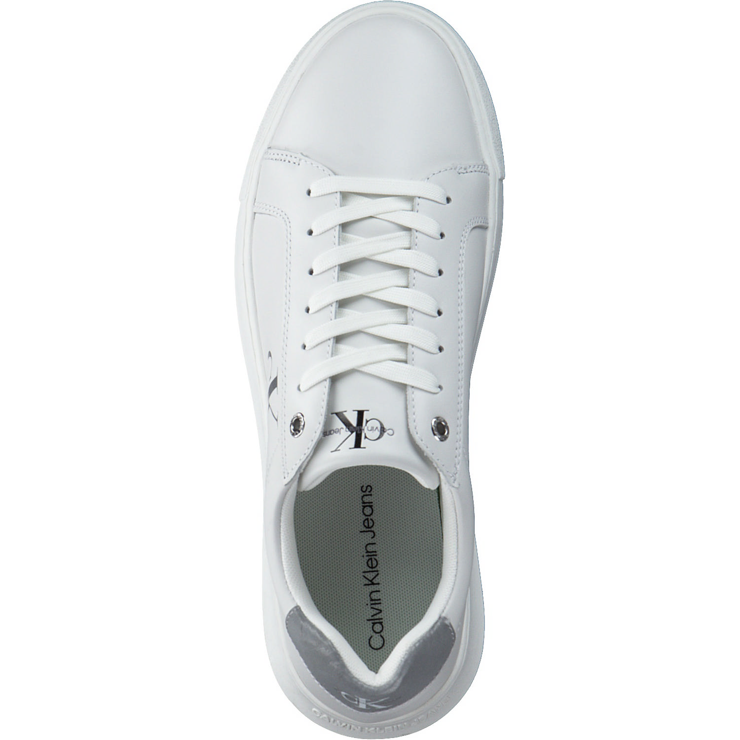Calvin Klein YW0YW0070I, Sneakers Low, Damen, Weiß