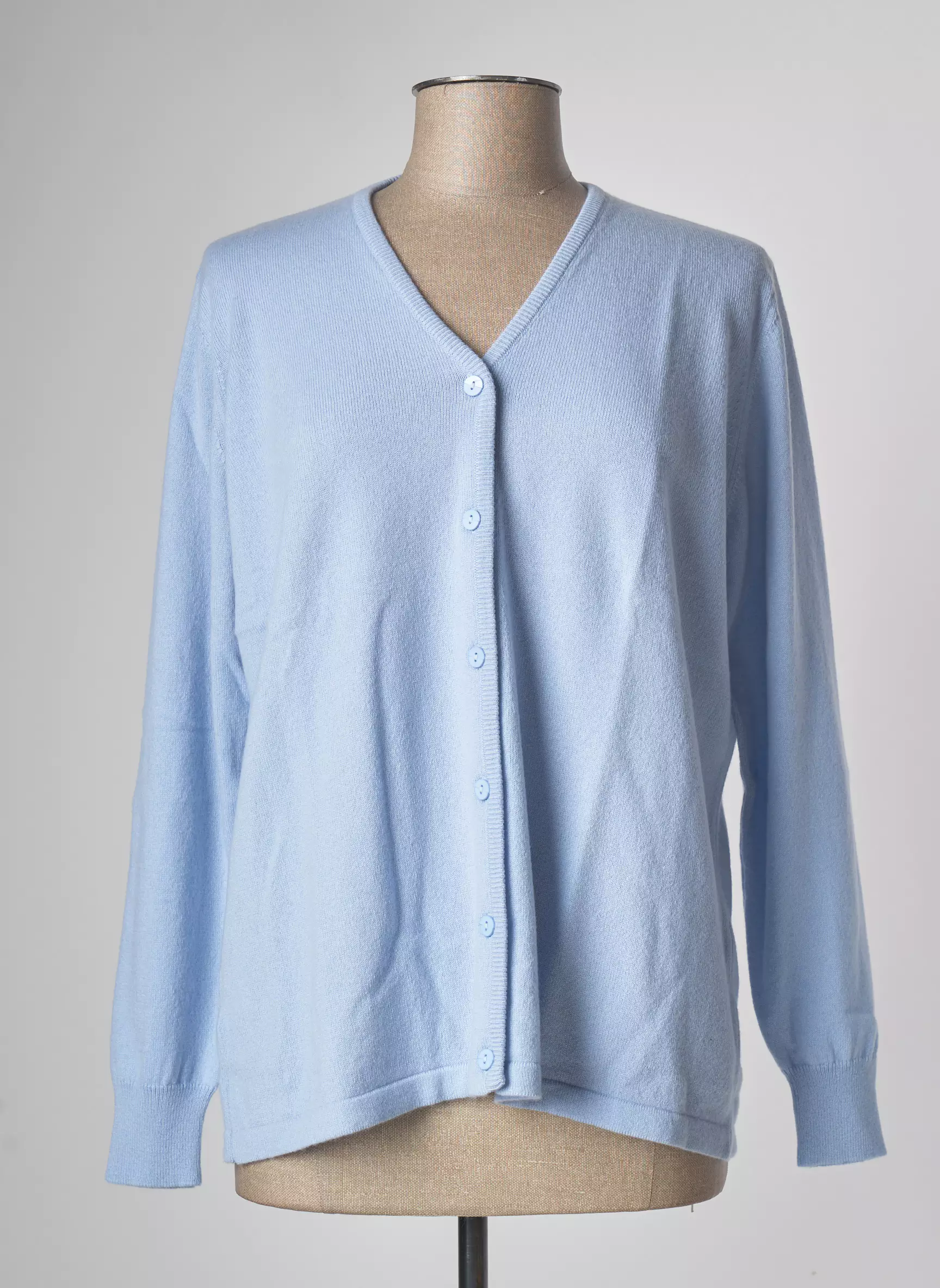 I Odena Cardigans Femme couleur bleu