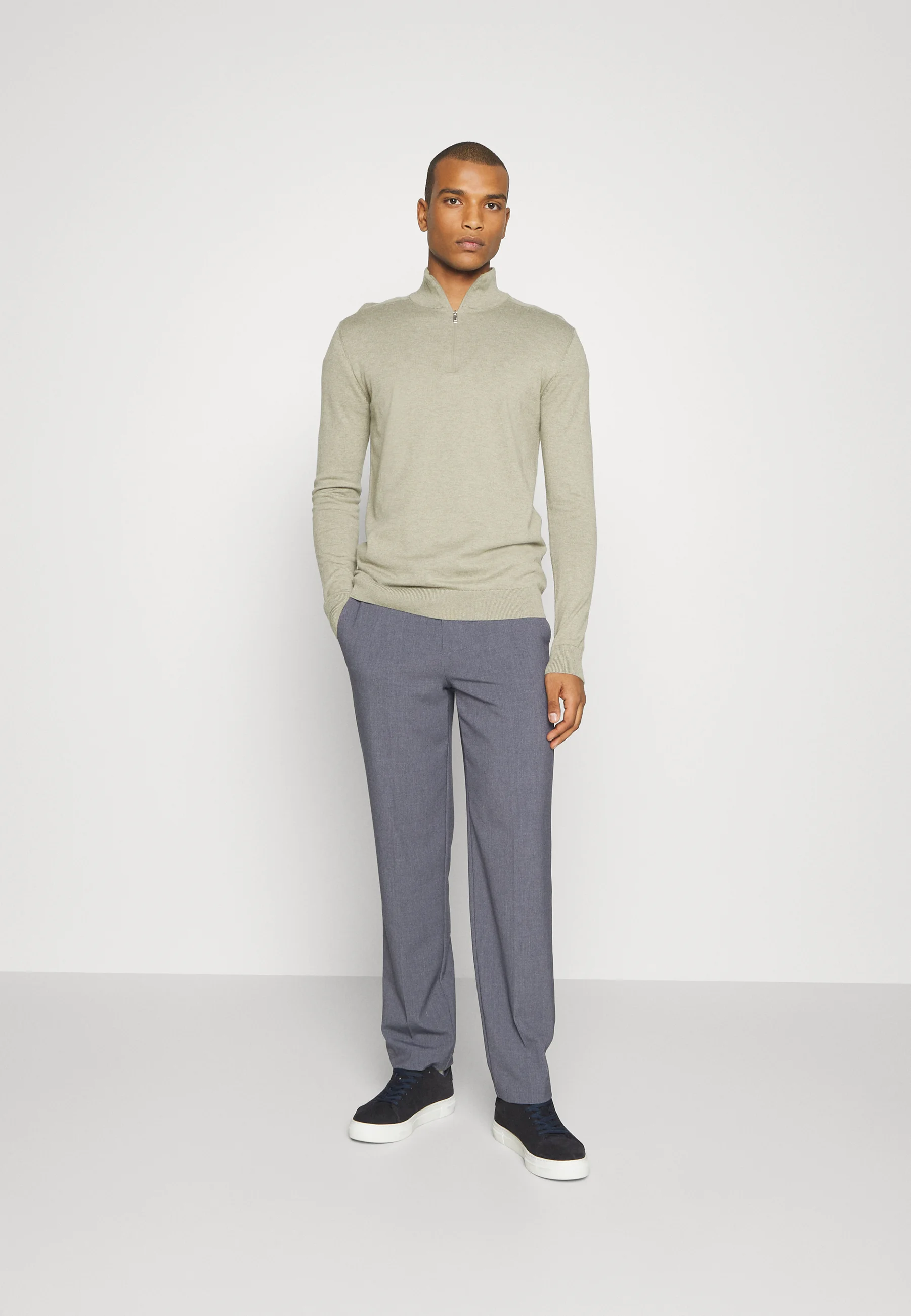 Suéter SLHBERG HALF ZIP de Selected Homme
