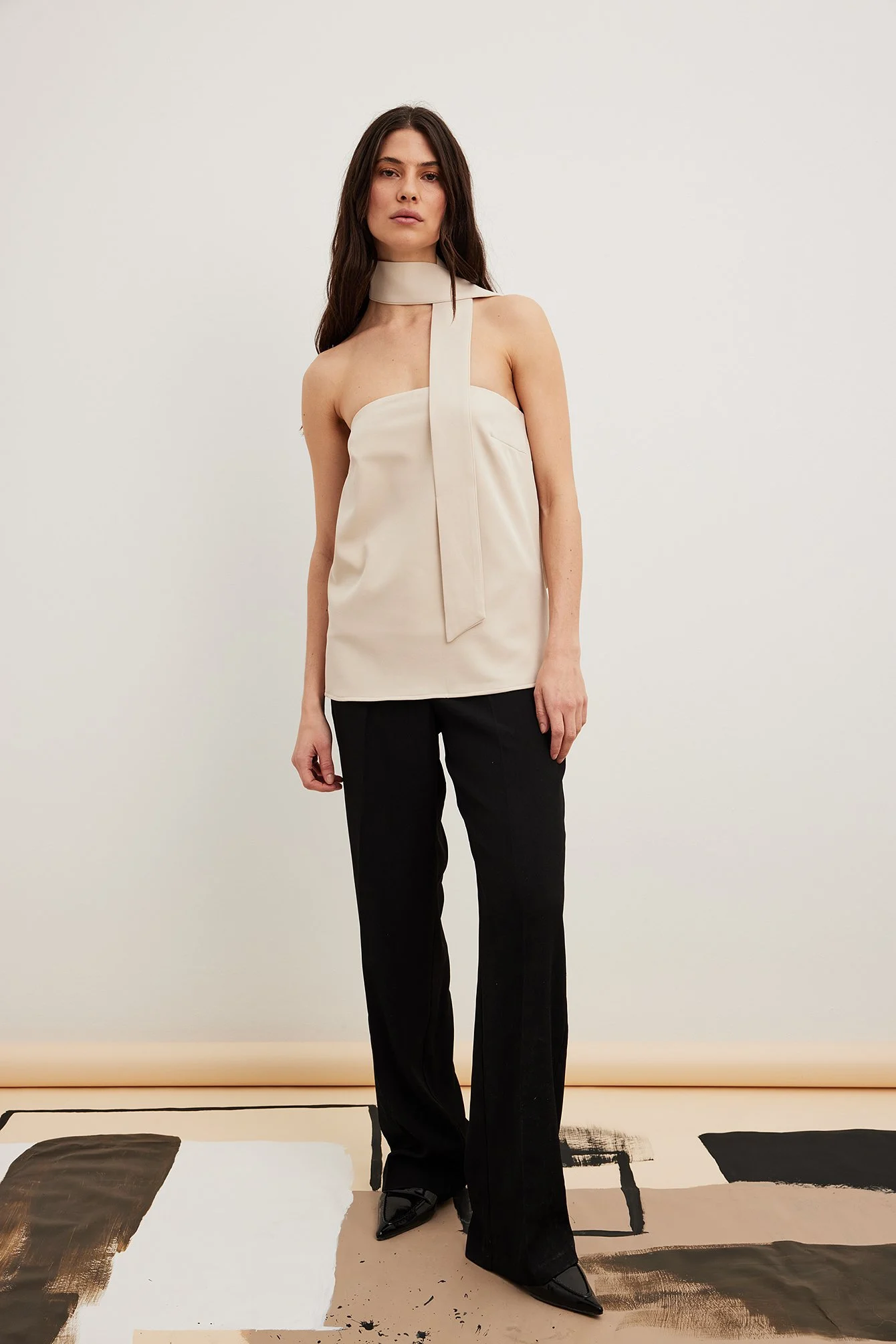 Tube-Top mit Schal