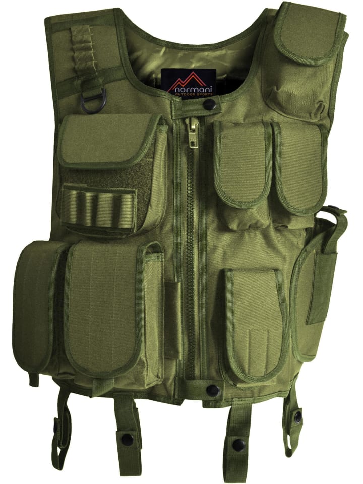 Normani Outdoor Sports Weste mit abnehmbarem Klett-Patch Tac Charge-V in US ARMY günstig kaufen