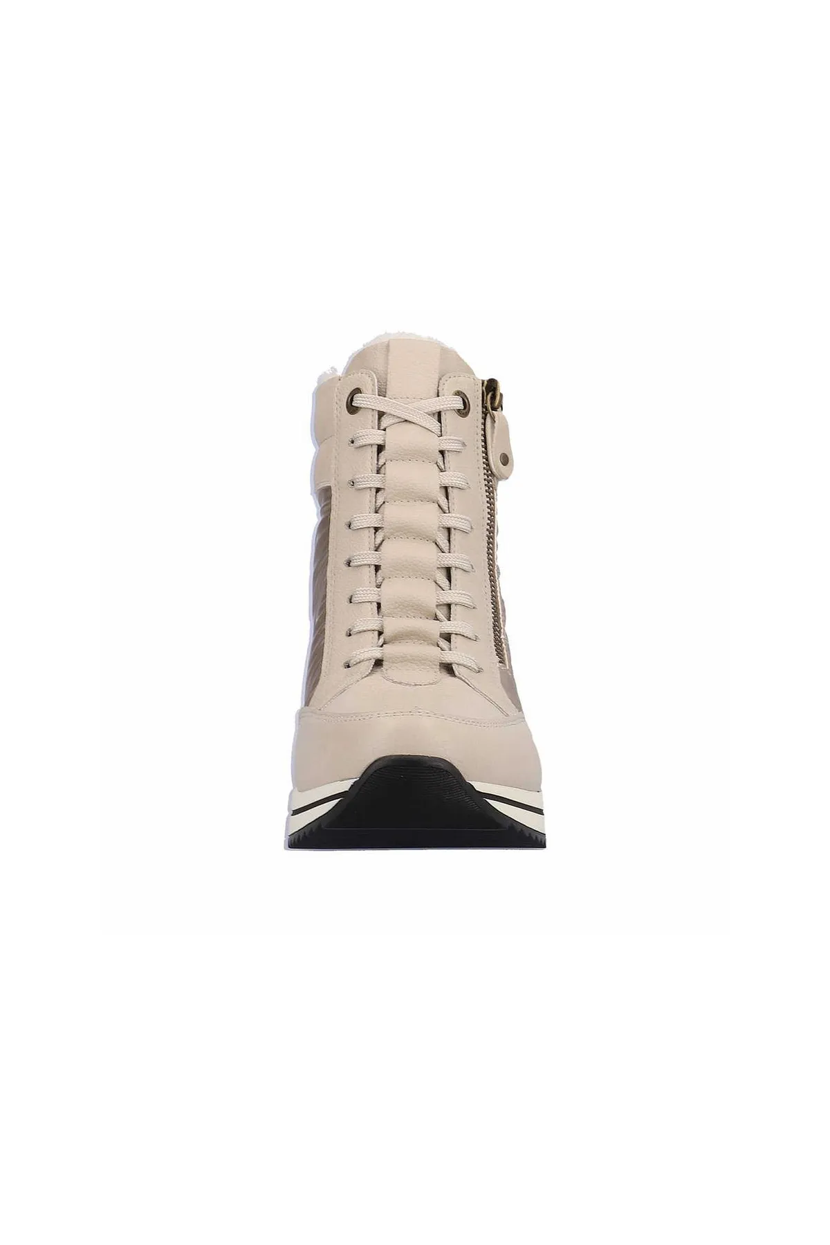 Remonte  Stiefelette - Beige - Flacher Absatz