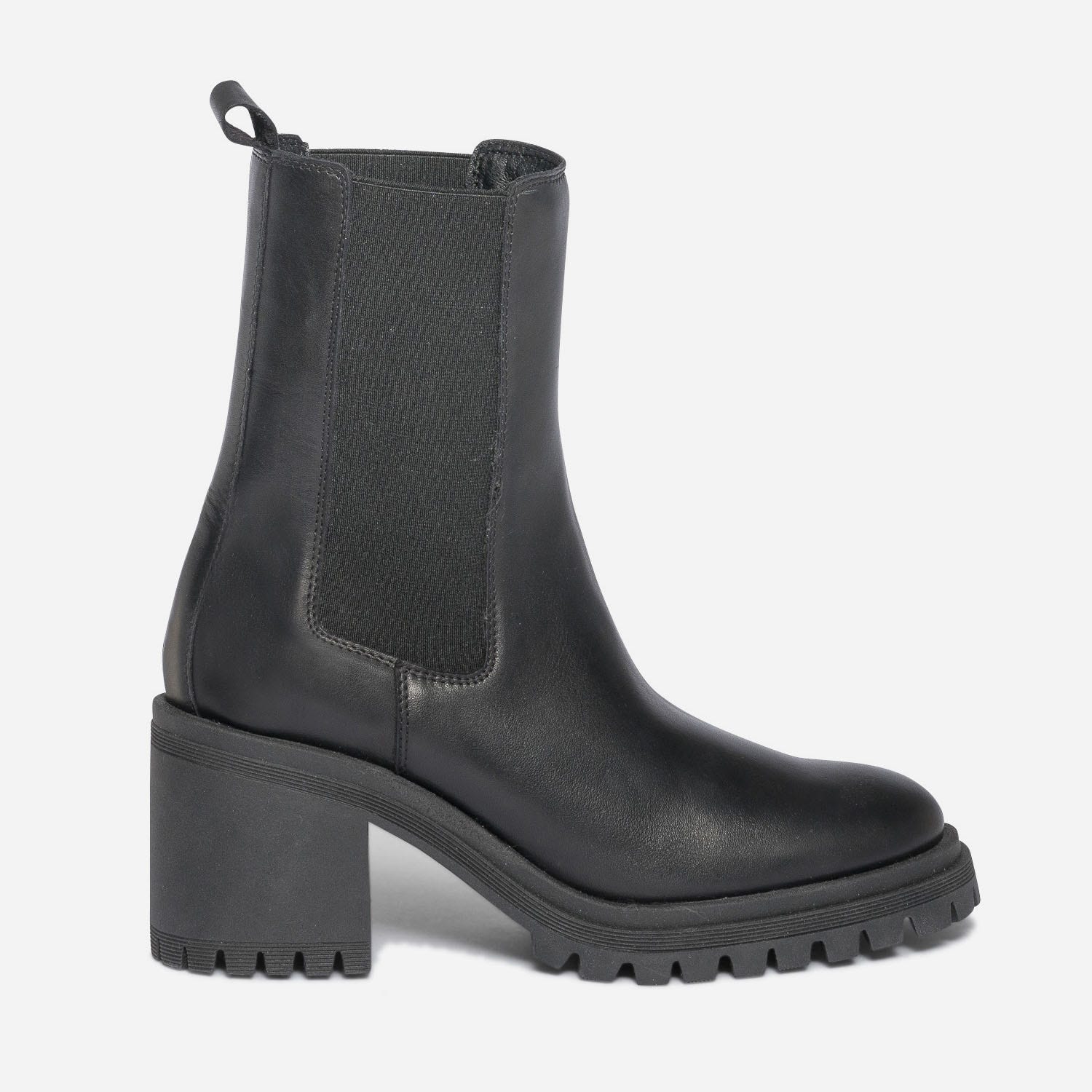 Chelsea boots TEXTO noir en cuir