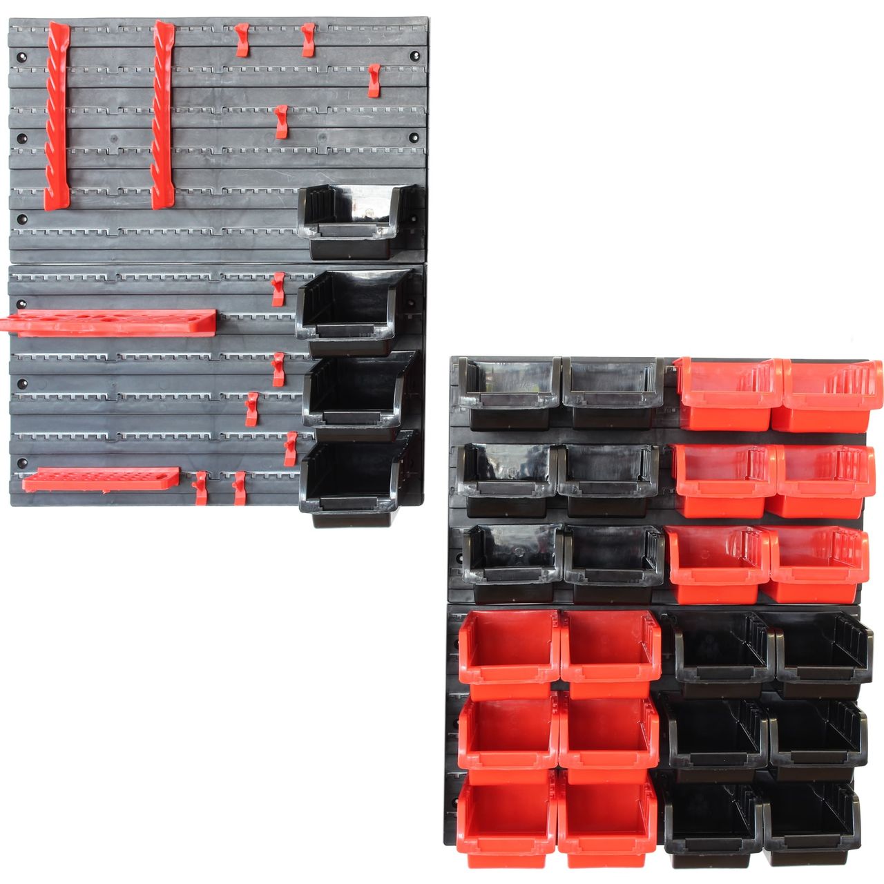 TOP MULTI Werkstattregal Sortierkasten Kleinteileregal Stapelboxen 45tlg.