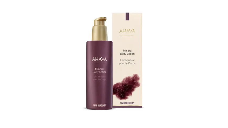 AHAVA Mineral Body Lotion Vivid Burgundy 250 ml