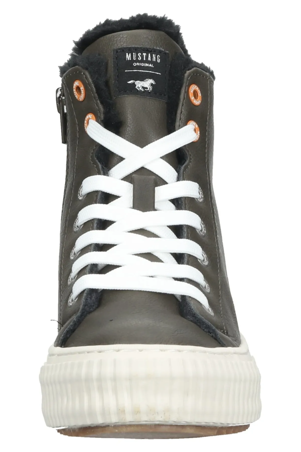 Mustang  Sneaker - Khaki - Flacher Absatz