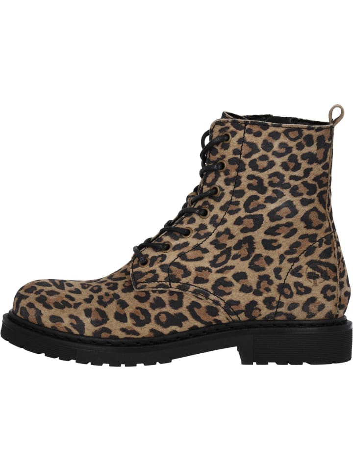 palado Schnürstiefeletten in Leopard günstig kaufen