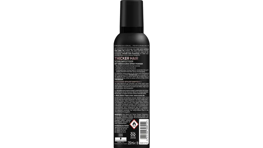 syoss Thicker Hair Schaumfestiger 250 ml