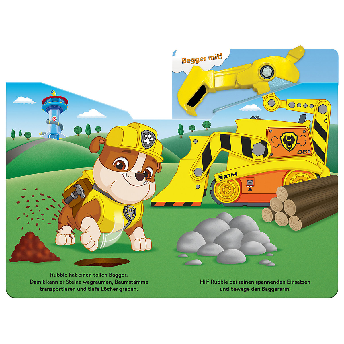 PAW Patrol: Bagger mit Rubble!