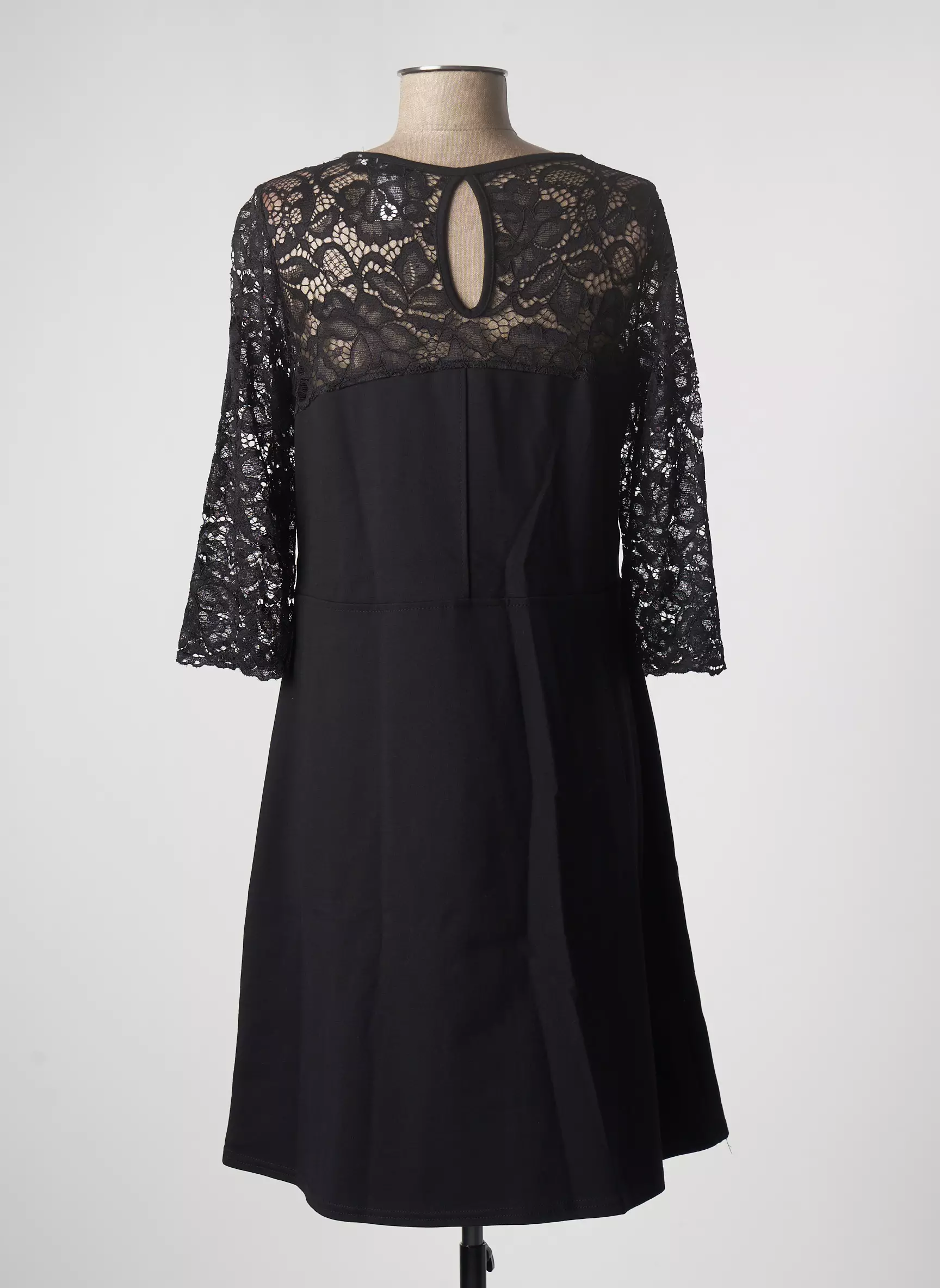 Halogene Robes Mi Longues Femme couleur noir