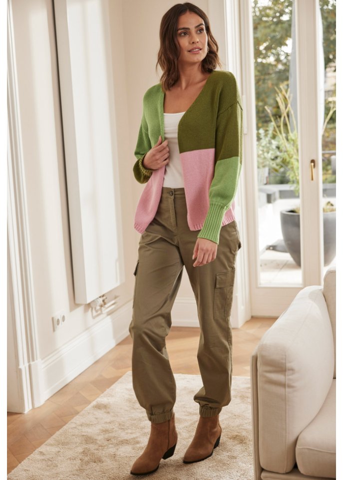 Oversized Strickjacke
