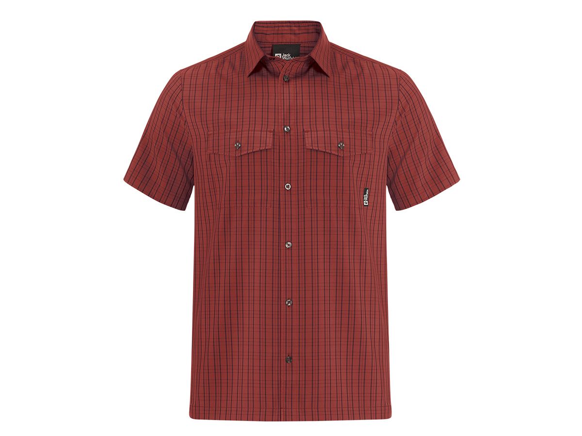 Jack Wolfskin Thompson Barn Red Herren T-shirt