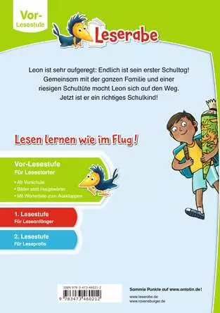 Leserabe – Vor-Lesestufe: Leons erster Schultag