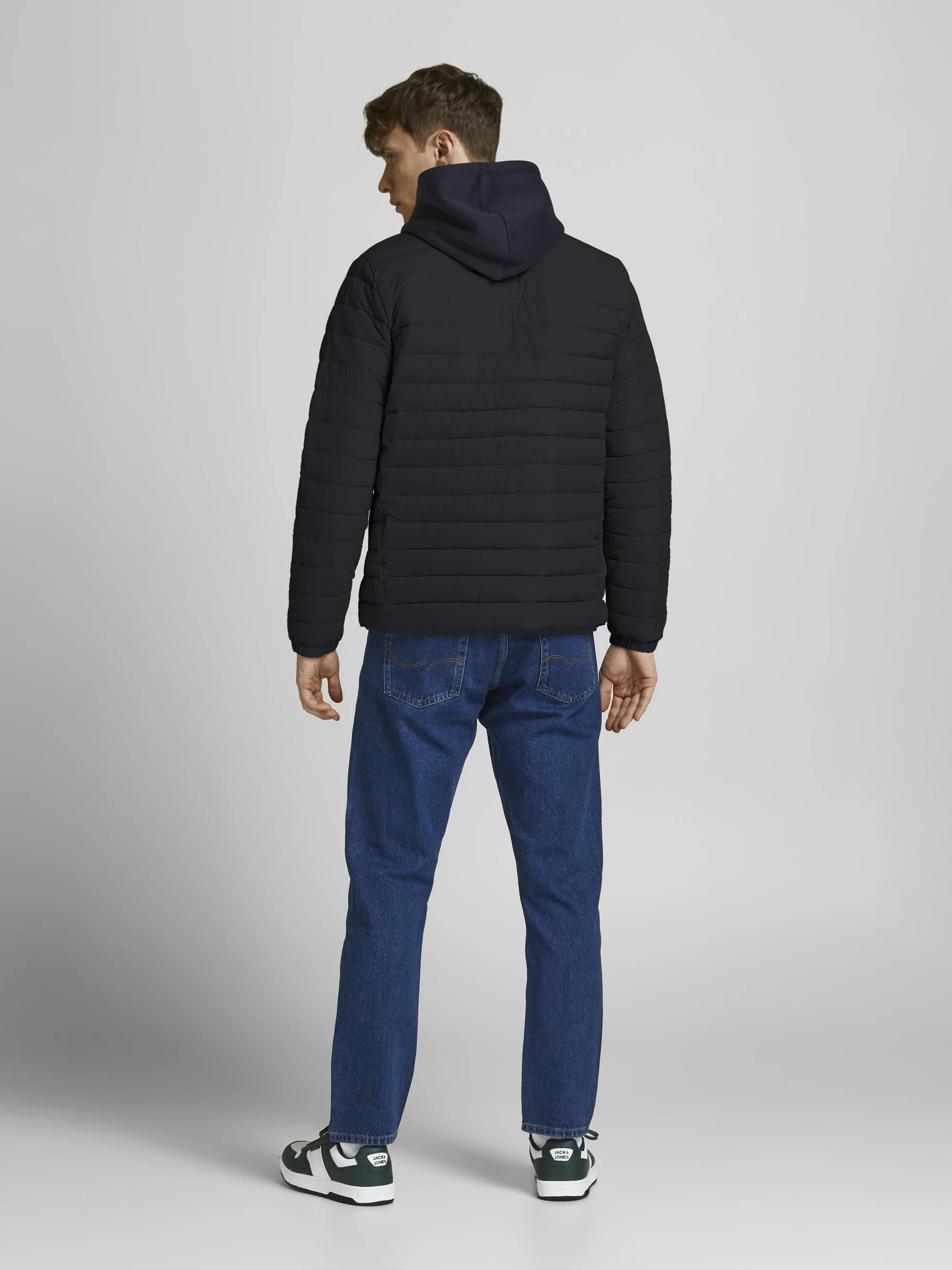 Jack & Jones PREMIUM PUFFER COLLAR - Chaqueta de entretiempo