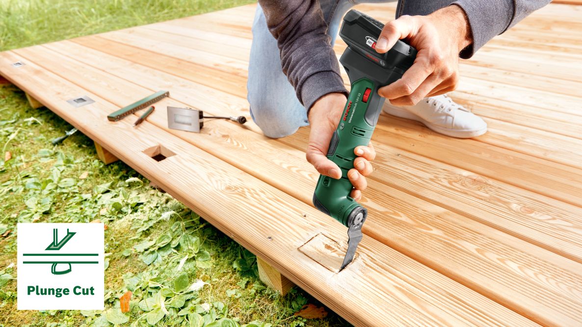 Bosch Green 0603105000 UniversalMulti 18V-32 bežični set višenamjenskog alata bez baterija i punjača u kutiji