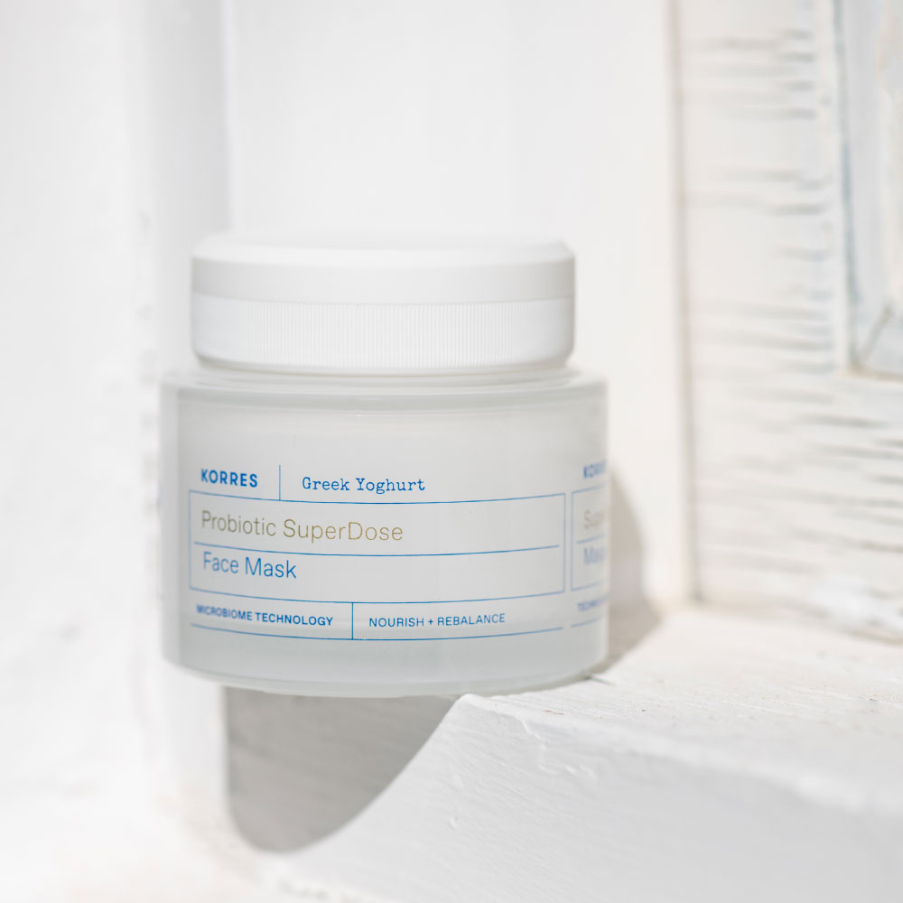 korres Masque Hydratant Superdose de Probiotiques & Yaourt Grec Masque visage super hydratant. Toutes peaux.