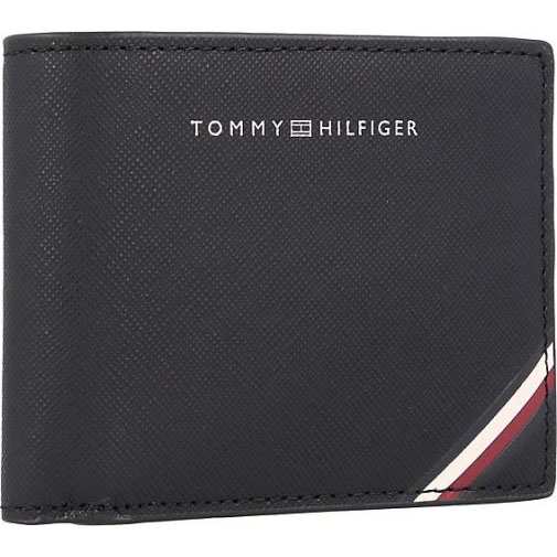 TOMMY HILFIGER TH Central Mini Geldbörse Leder 10 cm