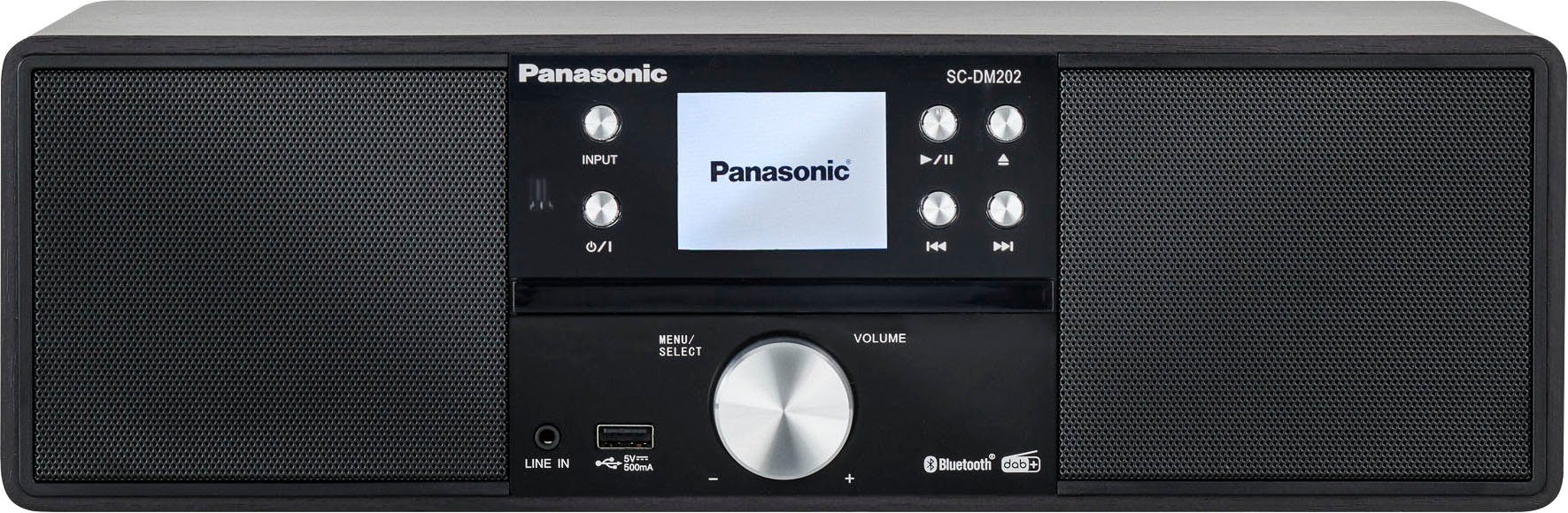 Panasonic DM202 Stereoanlage (Digitalradio (DAB), FM-Tuner, UKW mit RDS, 24 W)