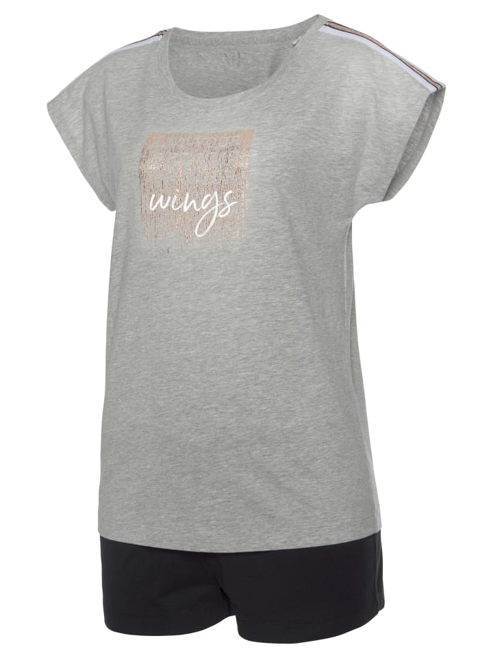 VIVANCE DREAMS Shorty in grau-meliert-schwarz günstig kaufen