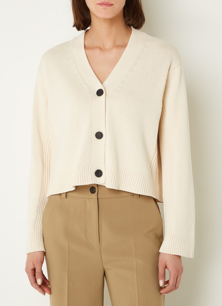 Cardigan Whistles Nina din tricot fin cu imprimeu elastic