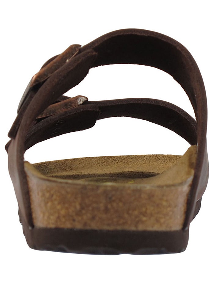 Birkenstock Leder-Pantoletten 