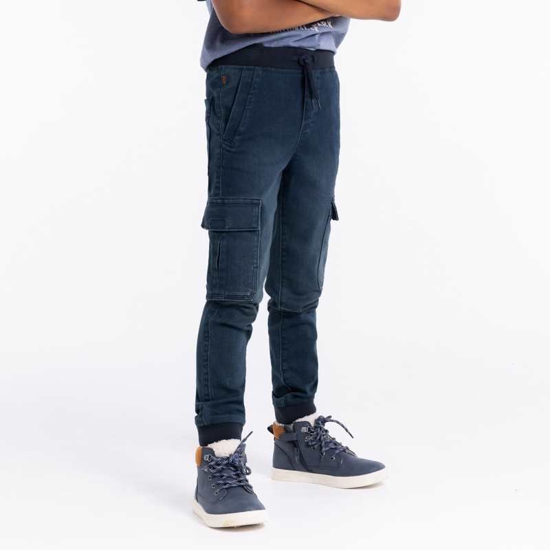 Jean cargo bleu Garçon