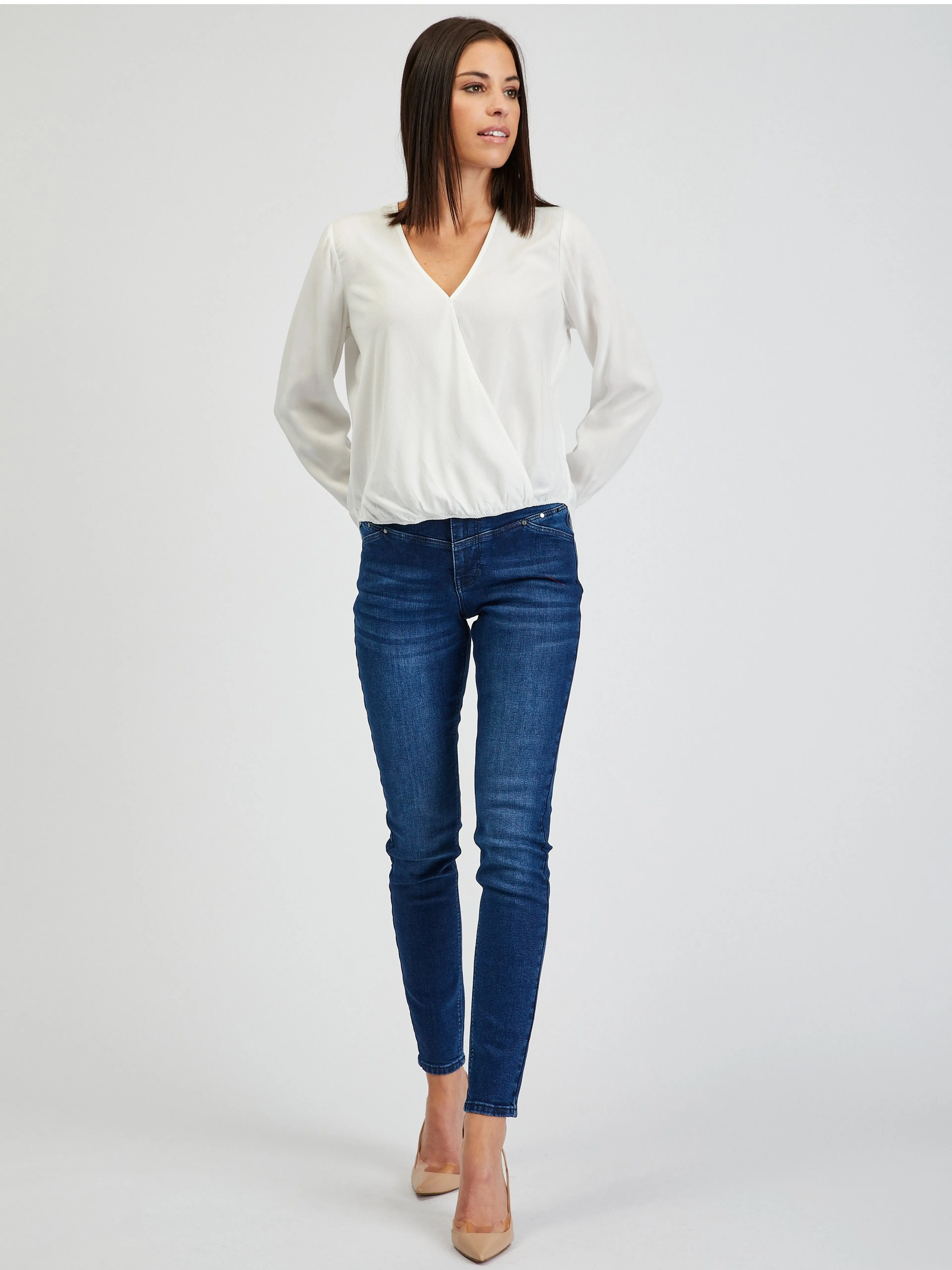 Weiße Bluse ORSAY